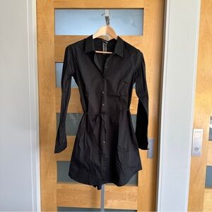 Lilith wrap dress. Black. Size XL